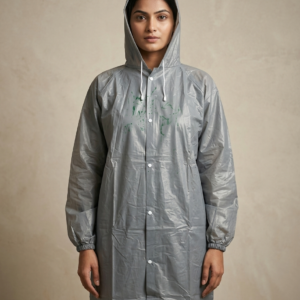 Womens Grey Monsoon Raincoat
