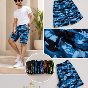 Mens Camouflage Print Shorts