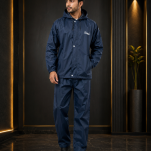Mens Navy Rain Suit - Full Set