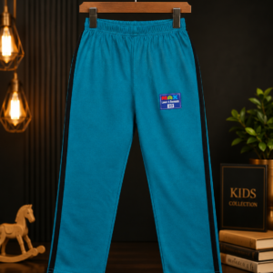 Boys Teal Side-Stripe Lower